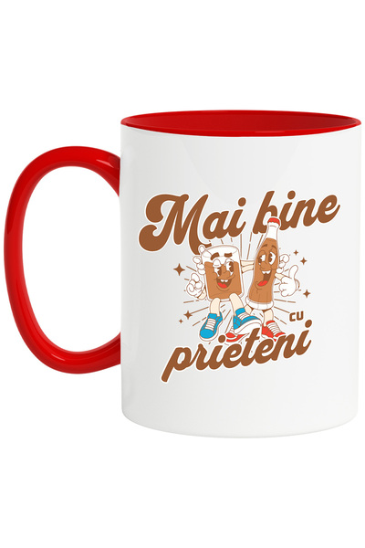 StoryGift Romania Cana Pahar Si Sticla Combinatia Perfecta , 330ml, Ceramic C...