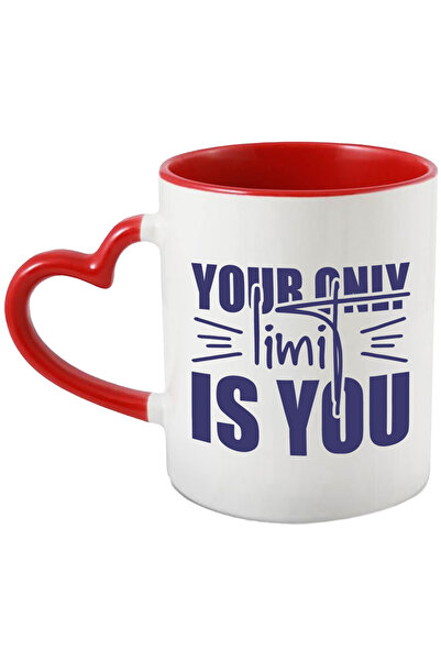 StoryGift Romania Cana Cu Text Motivational In Limba Engleza "your Only Limit...