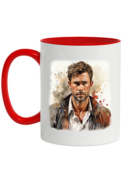 StoryGift Romania Cana Cu Chris Hemsworth, Actor, Celebritate, Filme De Actiune, Multicolor 330 Ml, Cu ,stg
