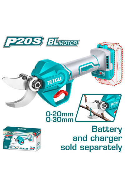 TOTAL مقص اغصان بطارية 20v بدون بطارية و شاحن