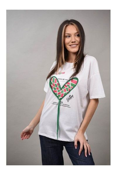Cocco Rossa Me Happy Elysiana T-shirt White M-l