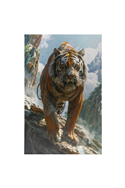 StoryGift Romania Tablou Canvas: Tigru În Sălbăticie- Natură Și Animale Pictu...