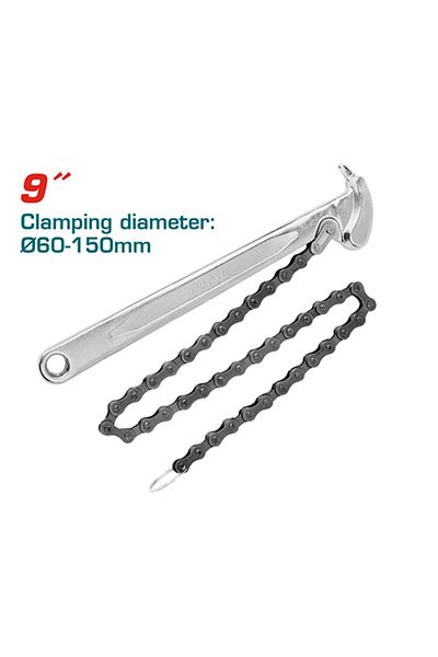 TOTAL 9" Chain Oil Filter Wrench