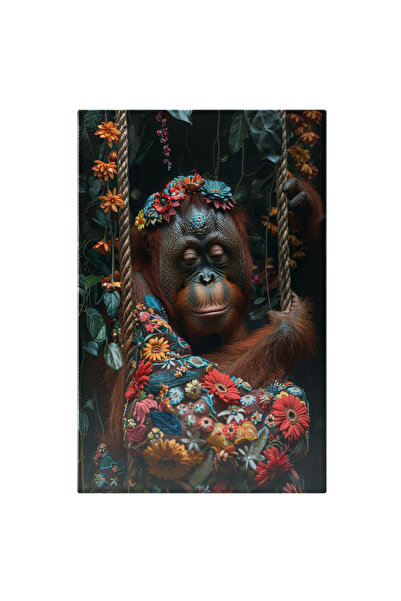 StoryGift Romania Tablou Canvas Frumoasa Domnisoara Maimutica Care Se Da In L...