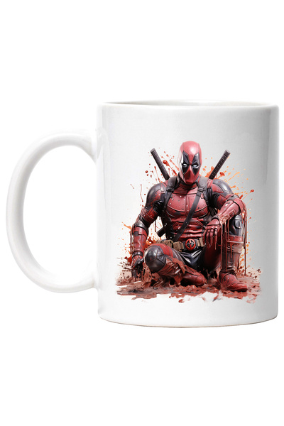 StoryGift Romania Cana Cu Deadpool, Personaj Fictiv, Marvel, Costum, Sabii, P...