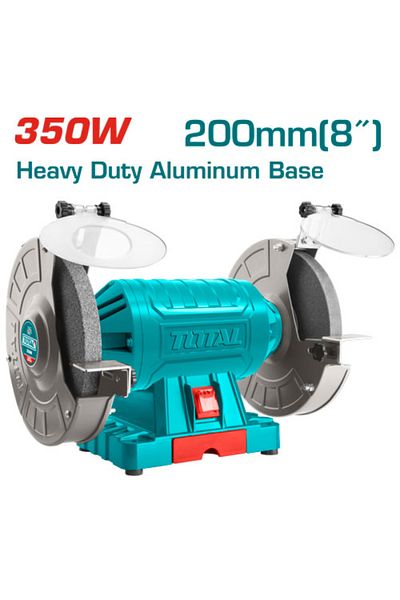 TOTAL 350w 8" table grinder