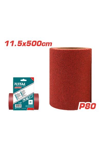 TOTAL Sandpaper Roll 11.5x500cm P180