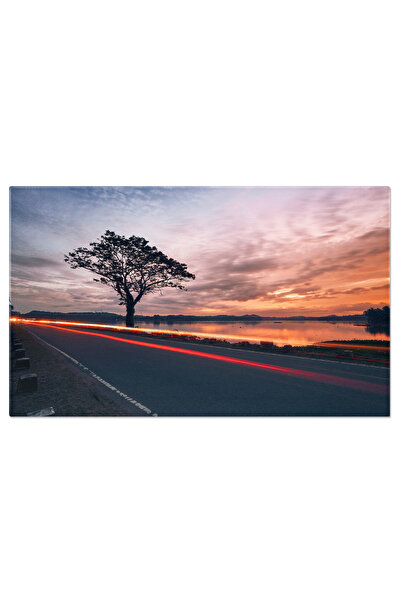 StoryGift Romania Tablou Canvas Peisaj Nocturn La Lacul Sri Lanka - Natura Si...