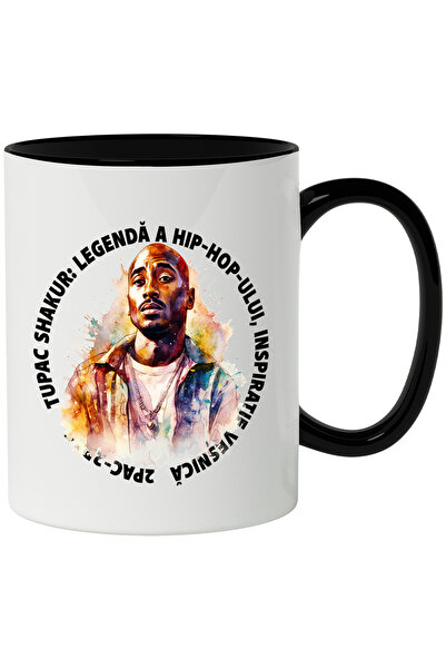 StoryGift Romania Cana Cu Mesaj Tupac Shakur: Legenda A Hip-hop-ului, Cantare...