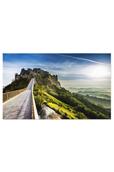 StoryGift Romania Tablou Canvas - Peisaj Spectaculos In Italia: Civita Di Bag...