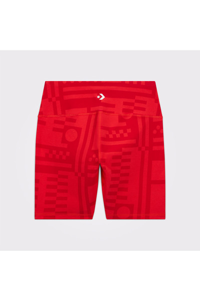 Converse x LFC Desenli Kadın Kırmızı Tayt