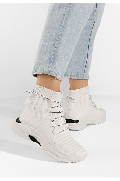 B T Shoes Sneakers με κάλτσα λευκά Karrie