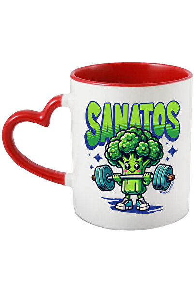 StoryGift Romania Cana Brocoli Tragand De Fiare Sport Gym Haiosm , 330ml, Cer...