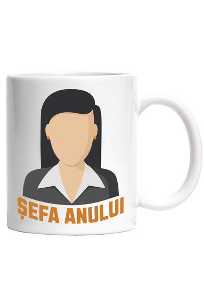 StoryGift Romania Cana Sefa Anului, Femeie In Costum, Lidera, Munca, 330ml, C...