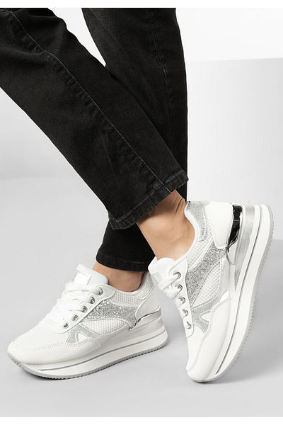 B T Shoes Sneakers Cu Platformă Camora Albi
