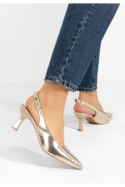B T Shoes Pantofi Slingback Lynelia Aurii