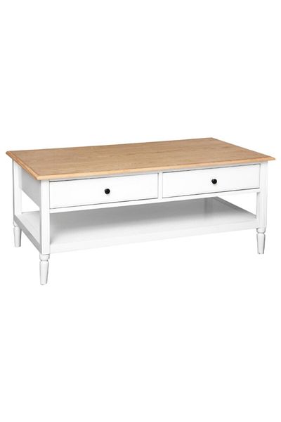 Atmosphera Solen 2-Drawer Rectangular Coffee Table 47 x 60 x 110 cm
