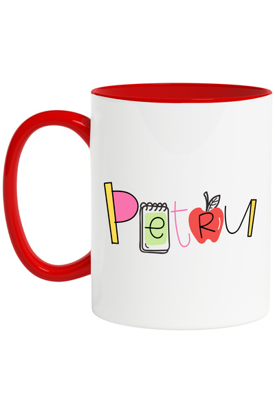 StoryGift Romania Cana Cu Numele Petru, Si Mesaj Amuzant, Curios, Sociabil, G...