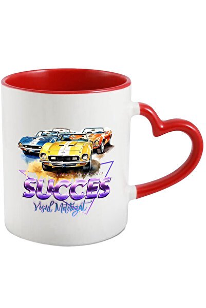 StoryGift Romania Cana Cu Mesaj Succes Visul Motorizat, Triunghi, Masini Vint...