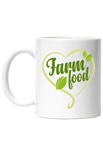 StoryGift Romania Cana Cu Mesaj In Engleza Farm Food, Frunza, Mancare, Ferma,...