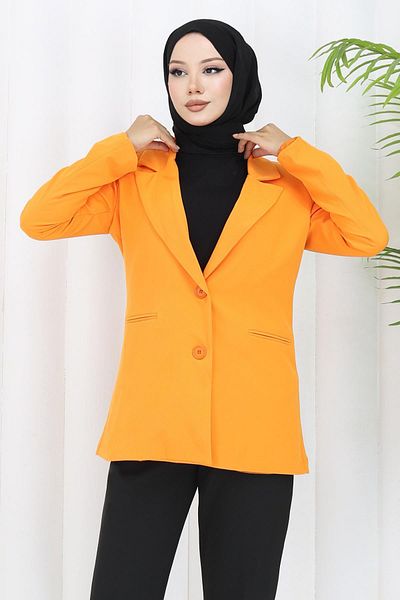 Modamihram Women's Jacket Orange 6146