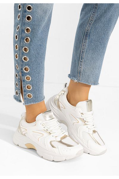 B T Shoes Women's Sneakers Half White