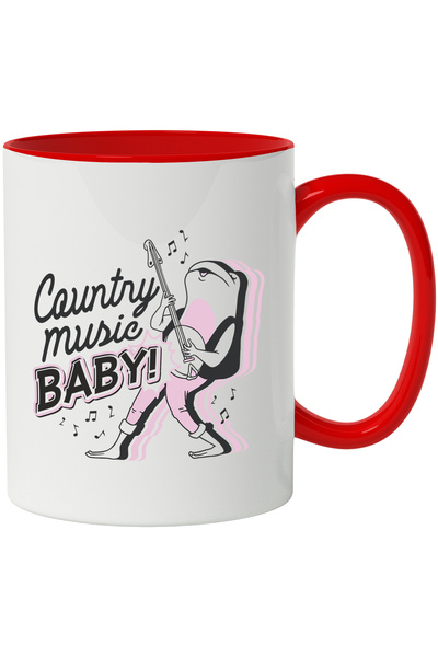 StoryGift Romania Cana Cu Mesaj In Engleza Country Music Baby, Banjo, Multico...