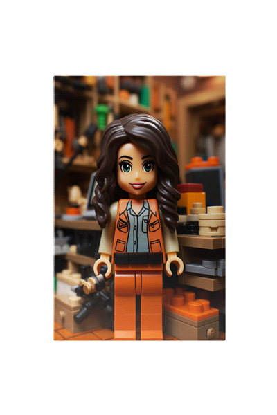 StoryGift Romania Tablou Canvas: Directoare Firma De Constructii Lego Cu Ochi...