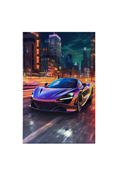 StoryGift Romania Tablou Canvas: Masina De Lux Mclaren - Merge Cu Viteza Pe S...