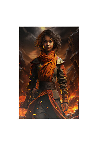 StoryGift Romania Tablou Canvas: Razboinica Calatoa Frumusete, Costum, Design...