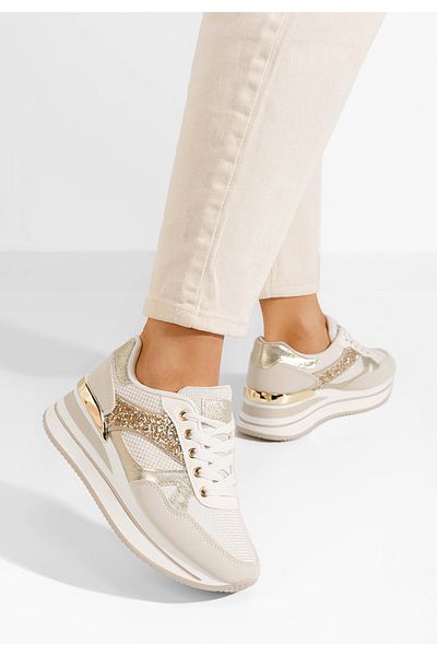 B T Shoes Sneakers Cu Platformă Camora Bej