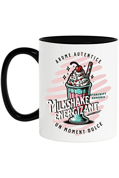 StoryGift Romania Cana Arome Autentice. Milkshake-ul Energizant, 330ml, Ceram...