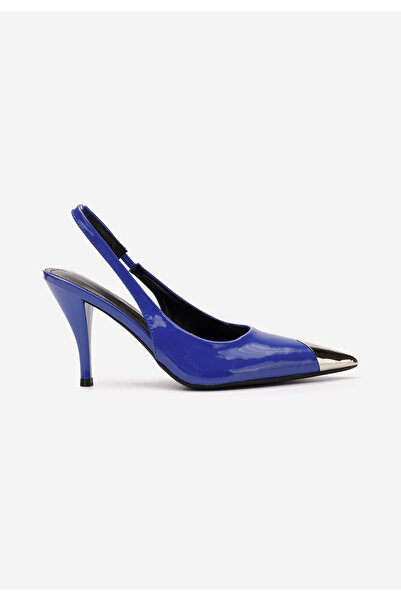 B T Shoes Pantofi Stiletto Slingback Rachel Albastri