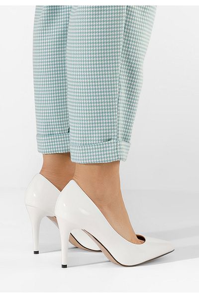 B T Shoes Paolla White Stiletto Shoes