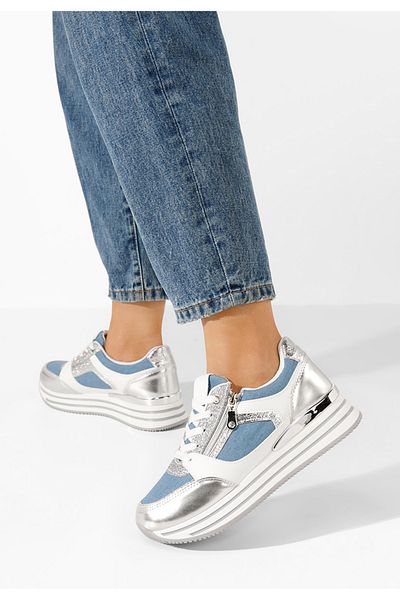 B T Shoes Sneakers Cu Platformă Nellia Albastri