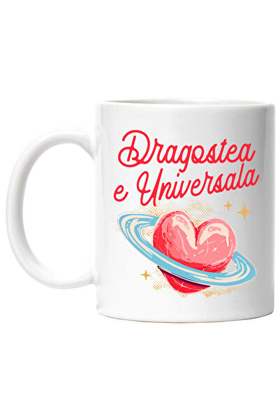 StoryGift Romania Cana Cu Inima Stil Arta Creion Text Dragostea E Universala,...