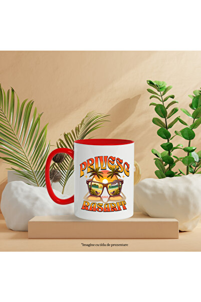 StoryGift Romania Mug looking towards the sunrise sunglasses beach vacation, 330ml, Ceramic with Ma, Cu, STG