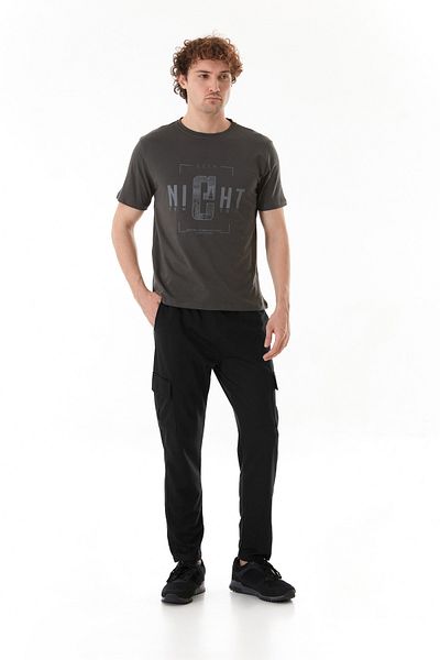 Fulla Moda Pantaloni de sport cu buzunar cargo cu talie elastică
