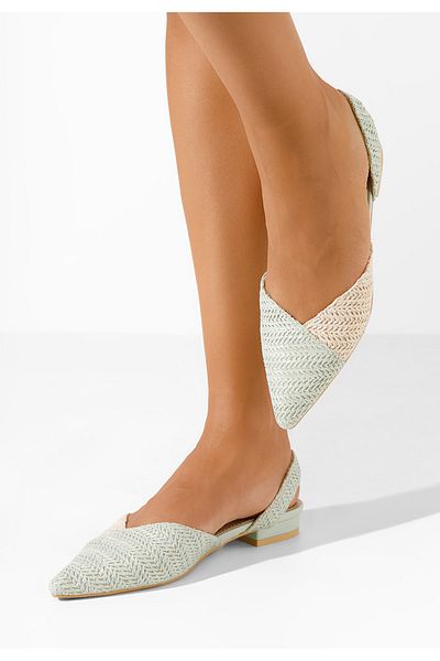 B T Shoes Pantofi Cu Toc Mic Amira Blue