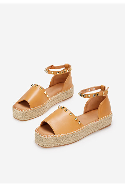 B T Shoes Hnědé dámské espadrilky Firmosa