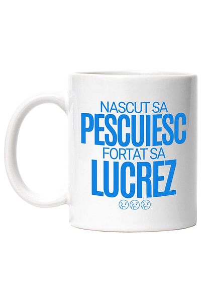 StoryGift Romania Cana Cu Iubitorii De Natura Si Pescuit Hobby Sad Face Text In Limba Roaman Nascu, Cu ,stg