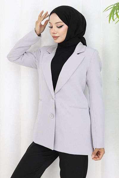 Modamihram Women's Jacket Gray 6146