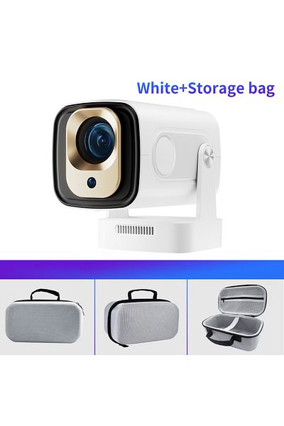 Choice Eu Plug Hy310 White With Bag Magcubic Hy310 Mini Projector Auto Focus 4k Native 1080p 330ansi Androi