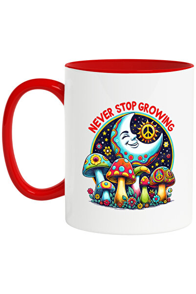 StoryGift Romania Cana Cu Mesajul "never Stop Growing", Stilul Hippie, Cultur...