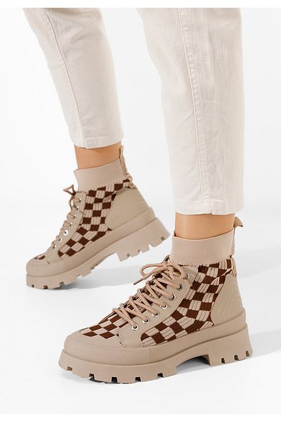 B T Shoes Tenisi Inalti Dama Zendoria V2 Kaki