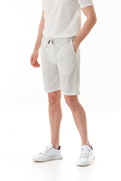 Fulla Moda Ribbed Elastic Waist Shorts