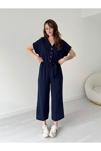 DKS Jumpsuit - Dark blue - Relaxed fit