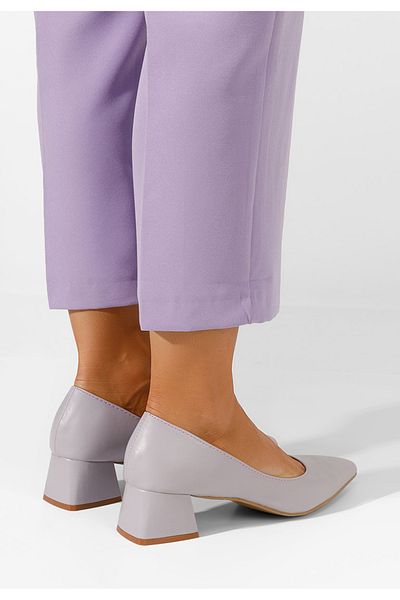 B T Shoes Pantofi Cu Toc Mic Alleva Mov