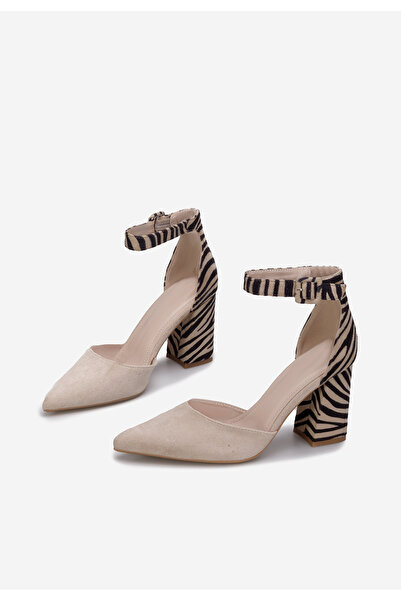 B T Shoes Zebra lodičky s páskem Freya