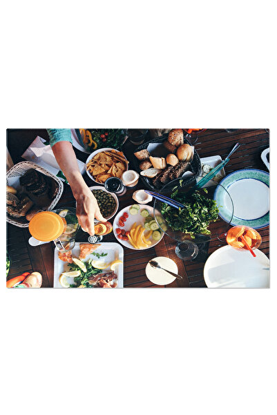 StoryGift Romania Tablou Canvas 120 X 80cm Aranjarea Mesei Pentru Ocazii Spec...